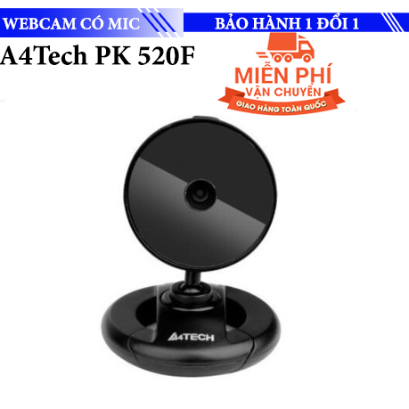 Webcam máy tính, PC, laptop A4Tech PK-520F - Dùng cho học trực tuyến