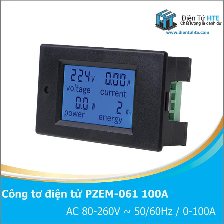 Công tơ điện tử 100a pzem-061