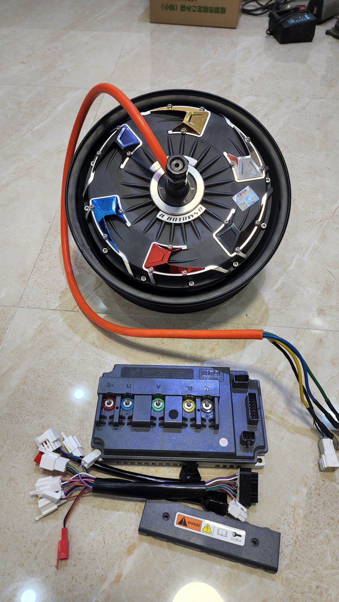 COMBO động cơ xe điện độ  moto QS 3000w icEm 100 lên tốc 130km/h