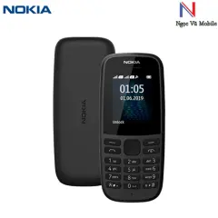 Điện thoại Nokia 105 Single SIM 2019, Màn hình TFT, 1.77" 65.536 màu, Danh bạ 2000 số, Dung lượng pin 800 mAh