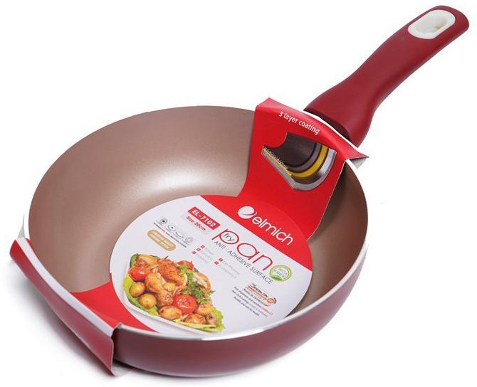 CHẢO SÂU LÒNG CHỐNG DÍNH ELMICH CAO CẤP ĐÁY TỪ EL 7104 26cm