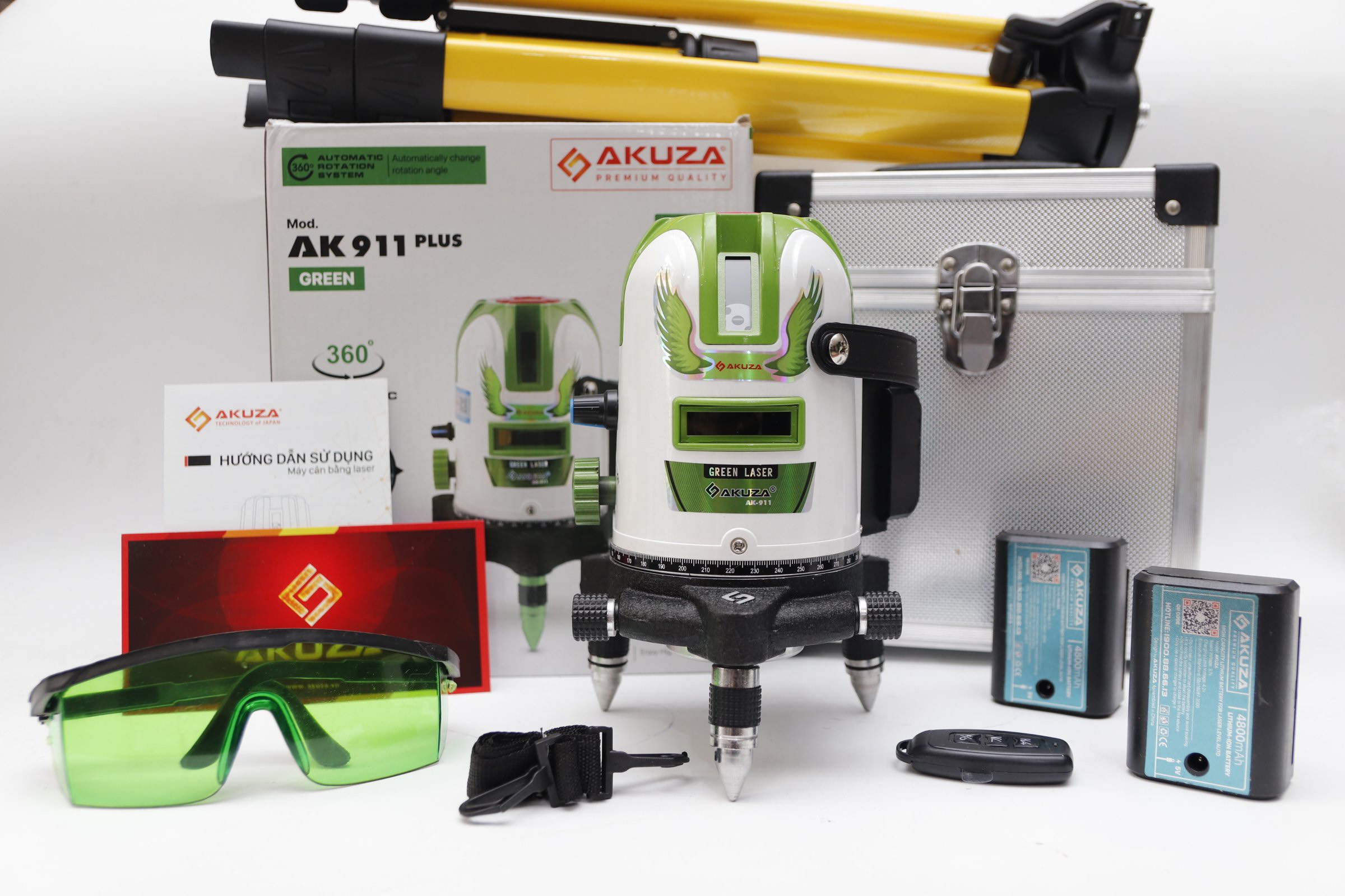 Máy bắn cốt laze akuza ak-911 plus siêu sáng đế xoay 360 độ