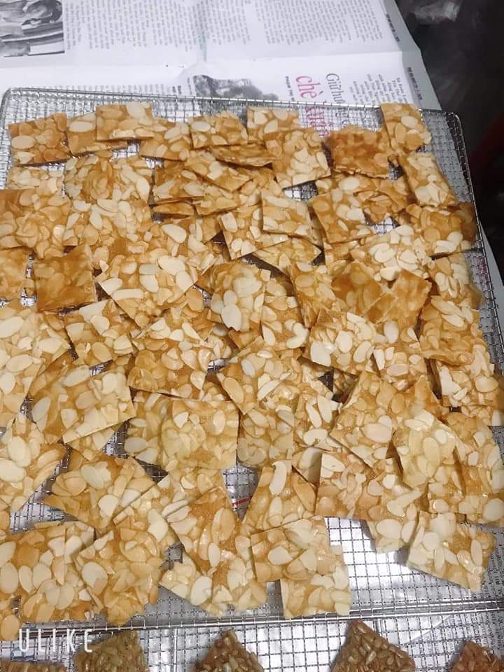 BÁNH NGÓI HẠNH NHÂN 100% KETO/DAS/LOWCARB, NGƯỜI ĂN KIÊNG, TIỂU ĐƯỜNG. 140K/200 gram