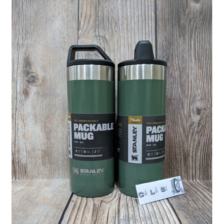 Stanley unbreakable packable mug | 18 oz bình giữ nhiệt
