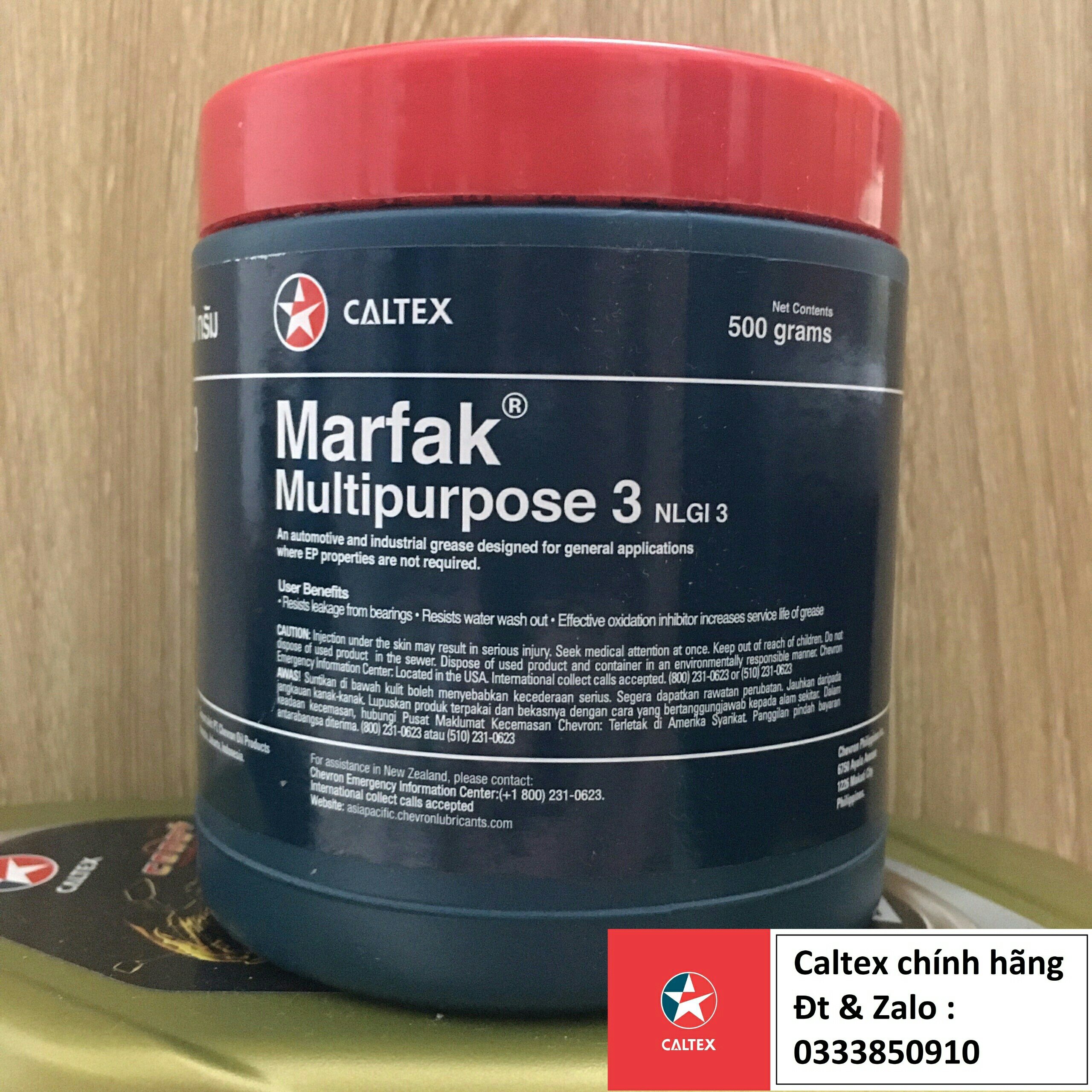 [ CHÍNH HÃNG ] Mỡ bôi trơn đa năng Caltex Marfark Multipurpose NLGI 3