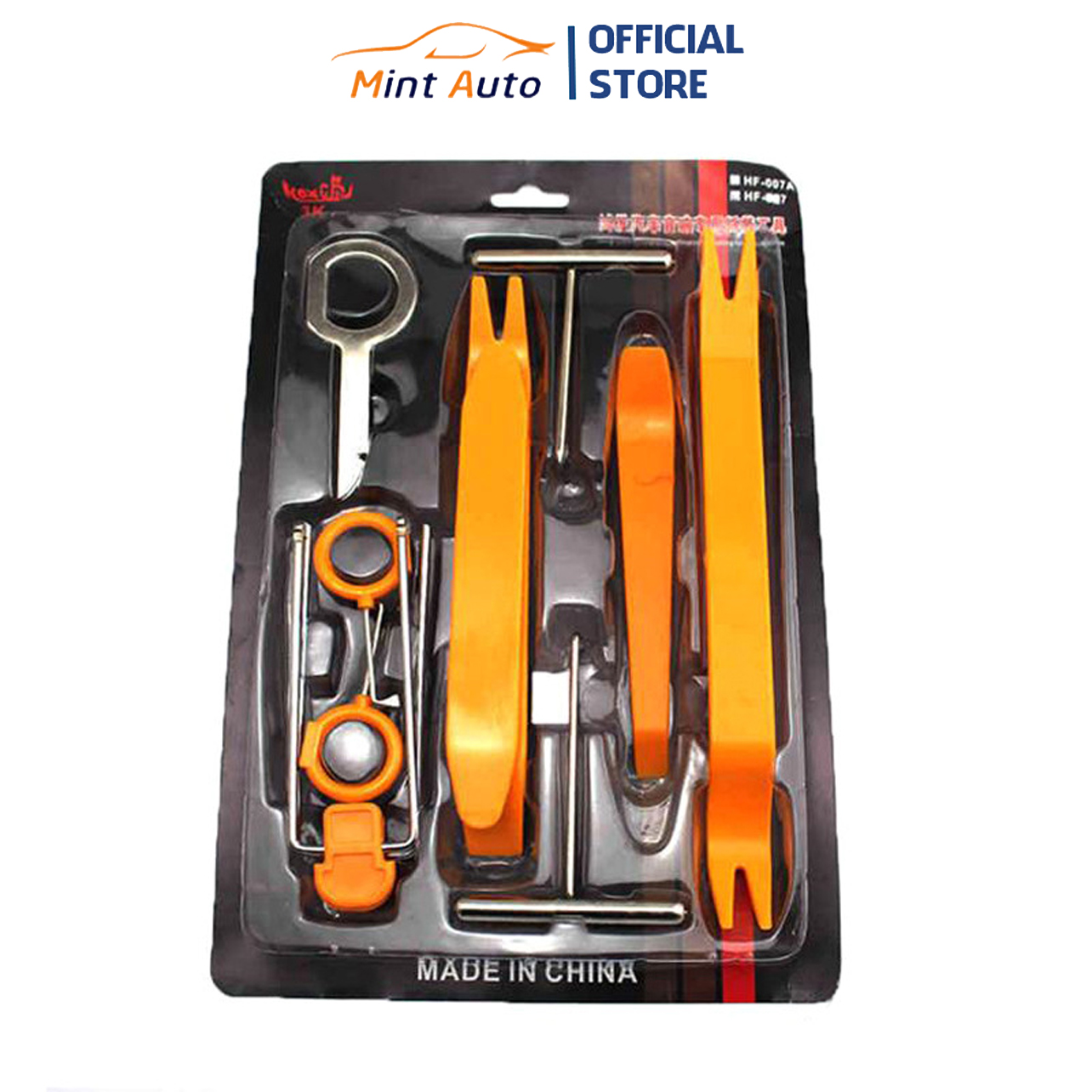 Bộ dụng cụ 12 món tháo lắp nội ngoại thất ô tô chuyên dụng