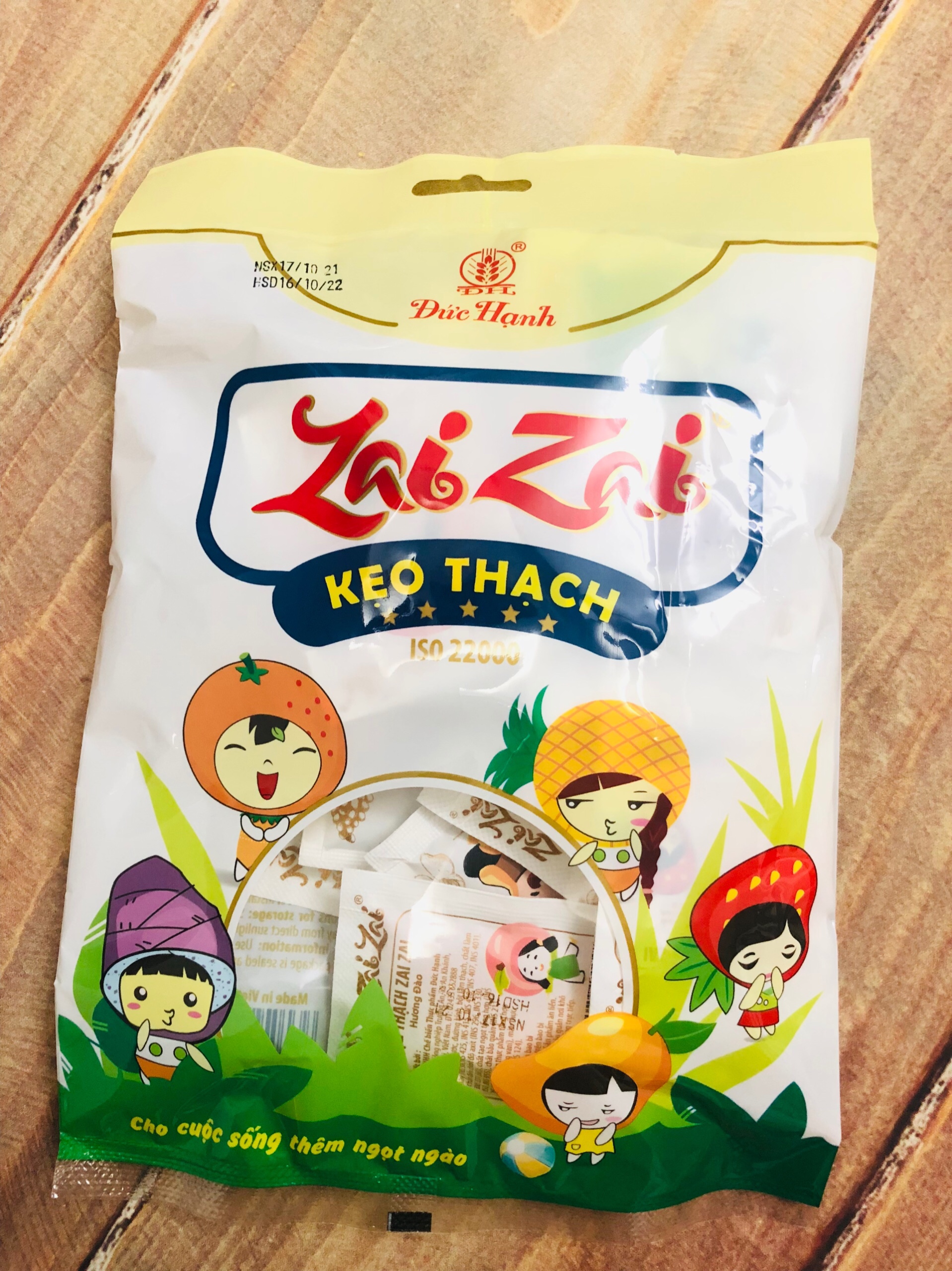 Gói 350g Thạch vuông ngon, dai - doanvat_hangduong