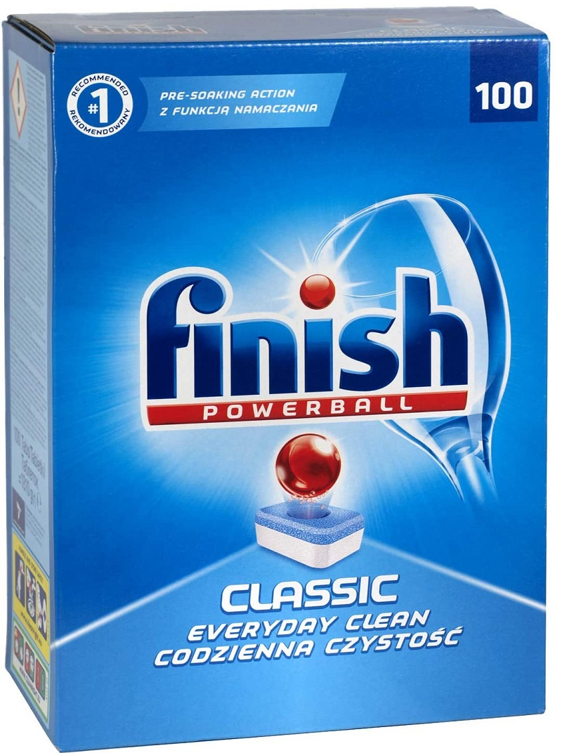 Viên rửa bát finish powerball hộp 100 viên tích hợp muối bóng bột ( 3 trong 1 )