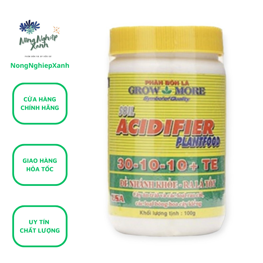 Phân bón lá growmore 30-10-10+te 100gr, đẻ nhánh khỏe - ra lá tốt, phan bon la my