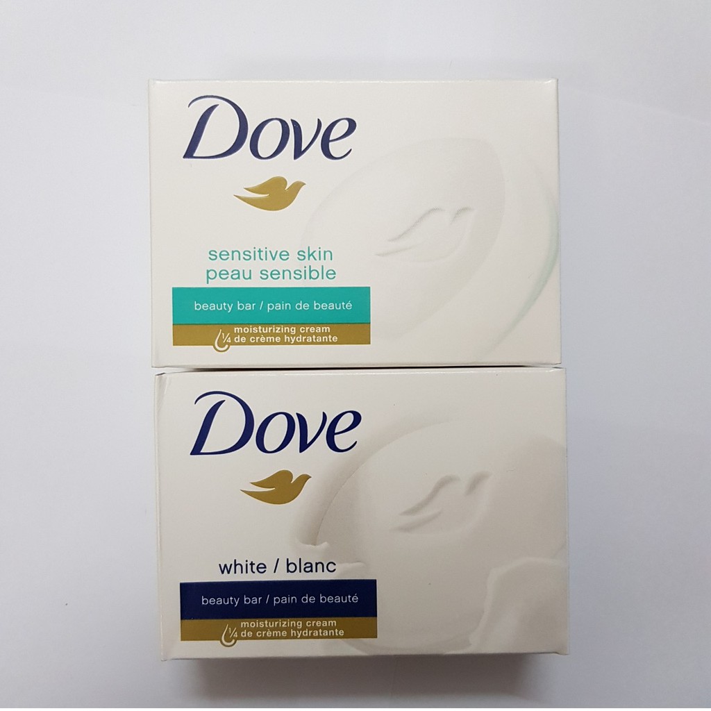 Xà bông cục dove mỹ 106g mịn ẩm/ nhạy cảm