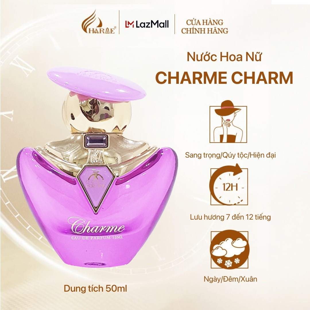 Nước hoa nữ good charme charm 50ml lưu hương lâu quý tộc, sang trọng_nước hoa chính hãng