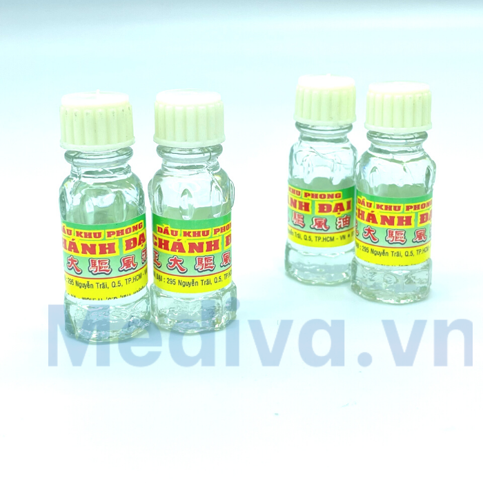 Dầu nóng khu phong Chánh Đại 2ml - Nóng mạnh- Combo 4 chai