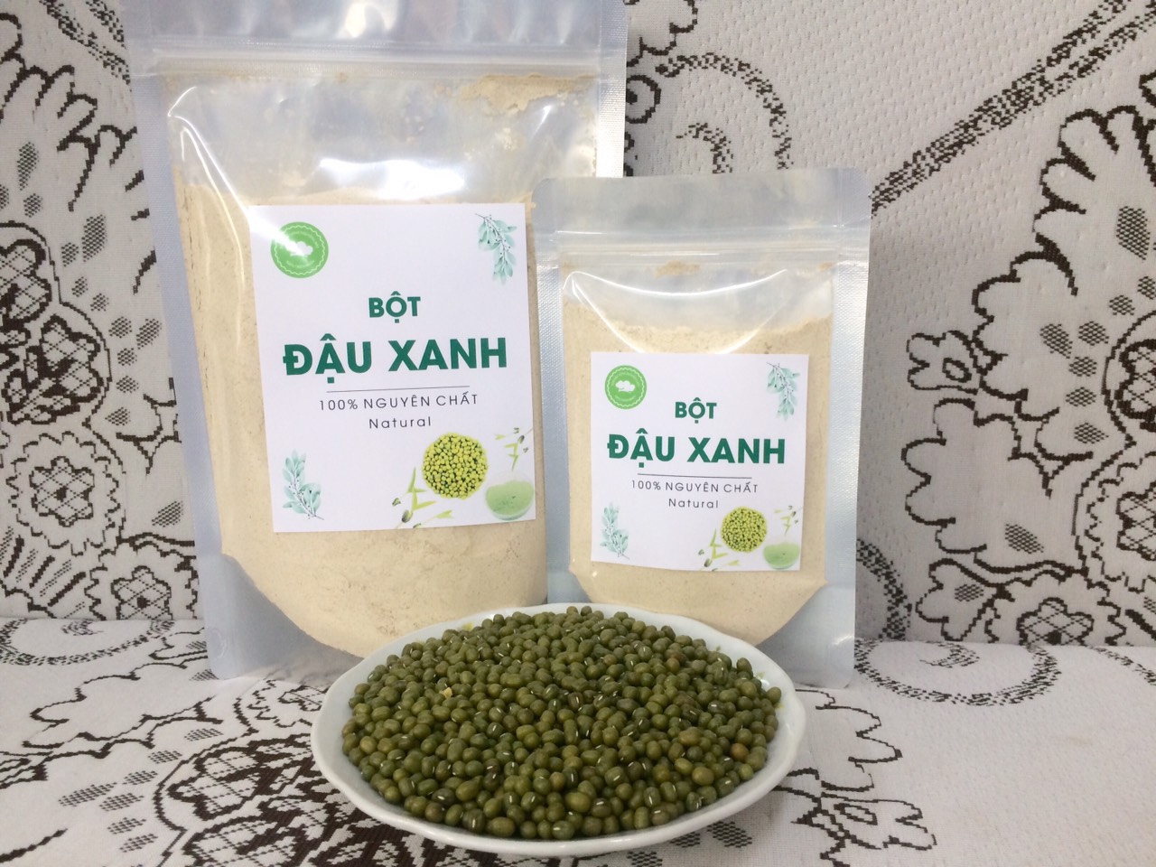Bột đậu xanh rang thơm mát gan, bổ sung sắt, vitamin cho cơ thể, đắp mặt đẹp da (250gram-500gram-1kg)