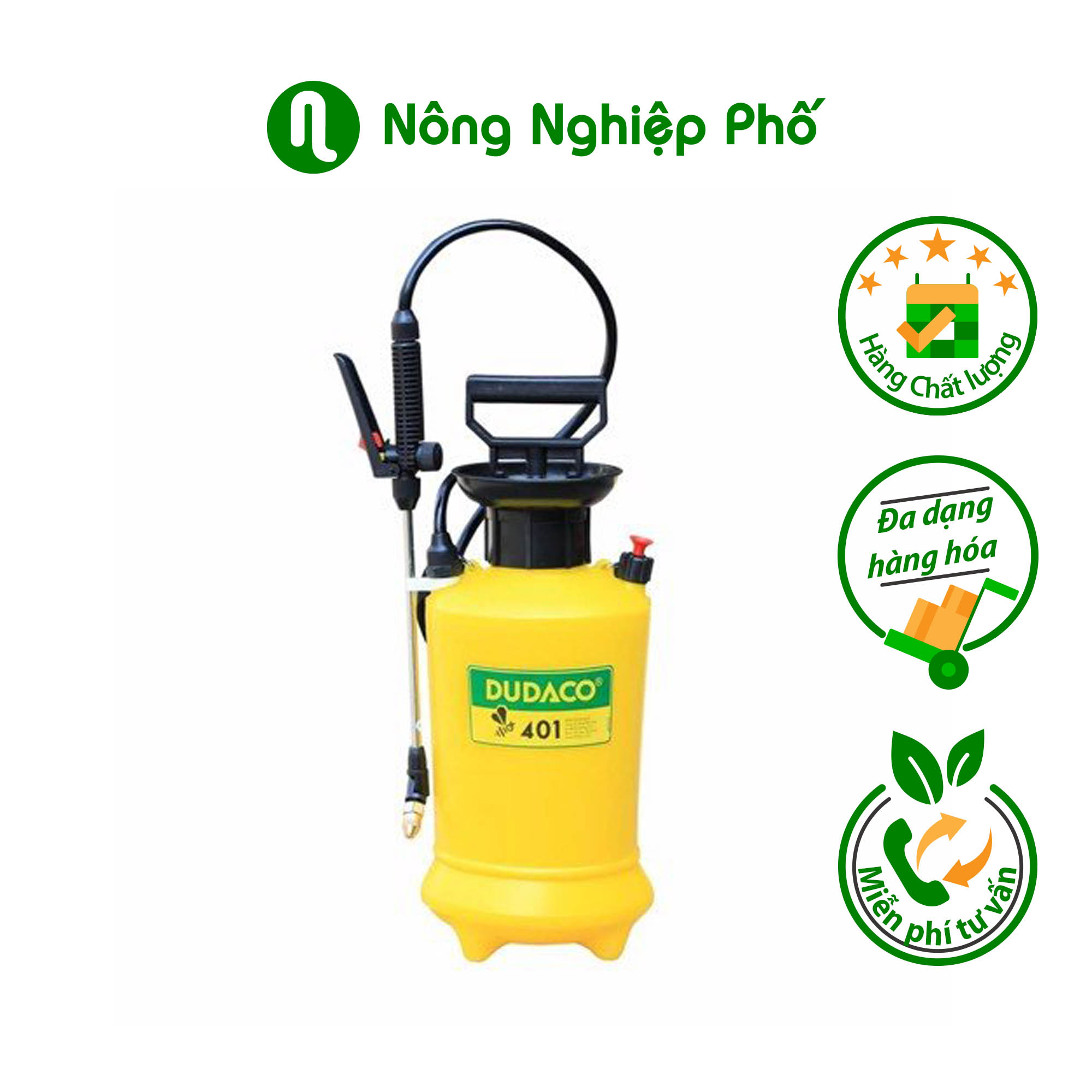Bình 4L - Bình xịt, bình phun Dudaco 4L - Nông Nghiệp Phố