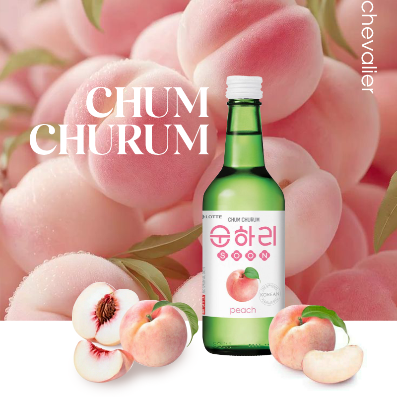 Soju Hàn Quốc Chum Churum Peach - ĐÀO 360ml