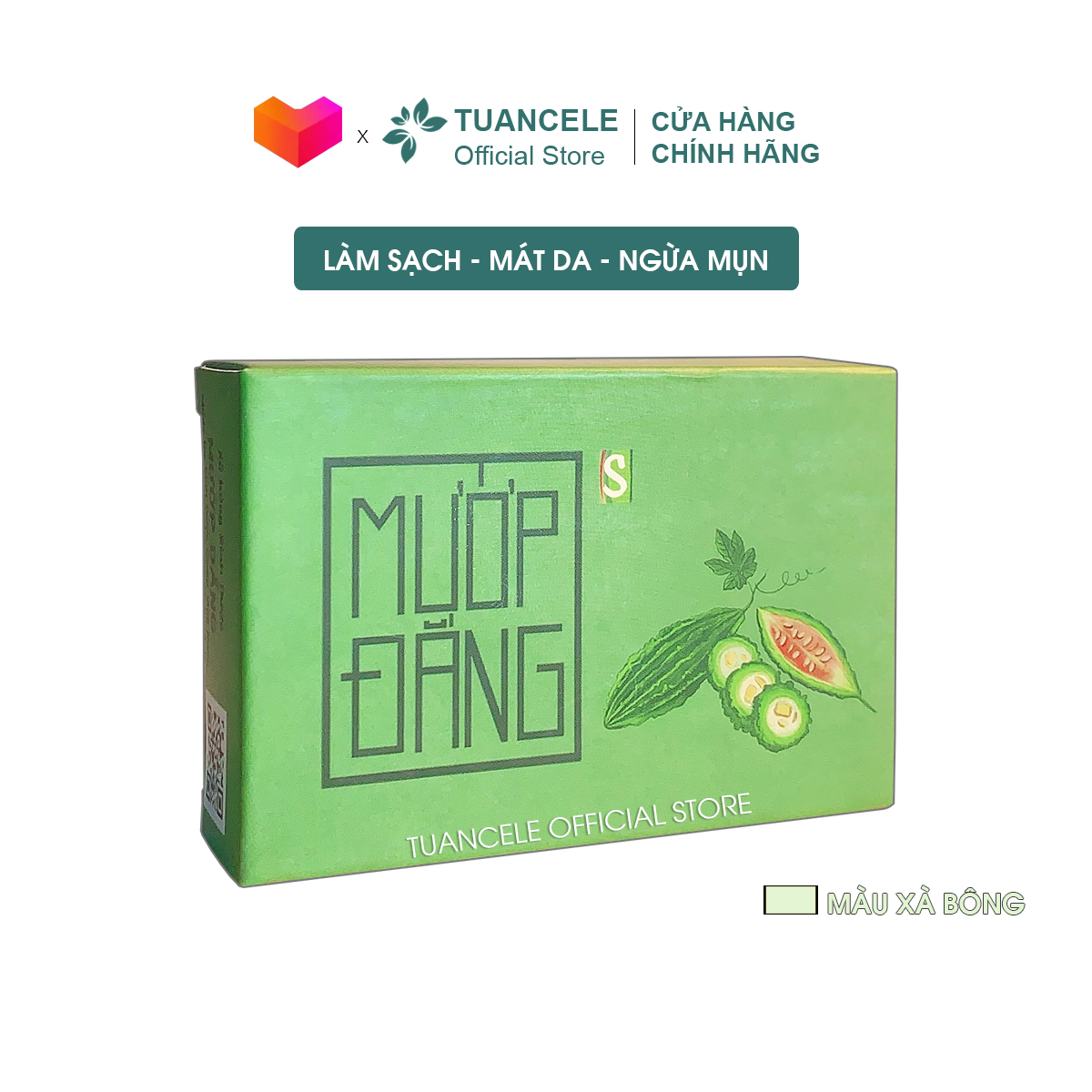 [GIẢM 3K] Xà Phòng Khổ Qua Xà Bông Mướp Đắng Sinh Dược 100% Tự Nhiên HandMade 100gram