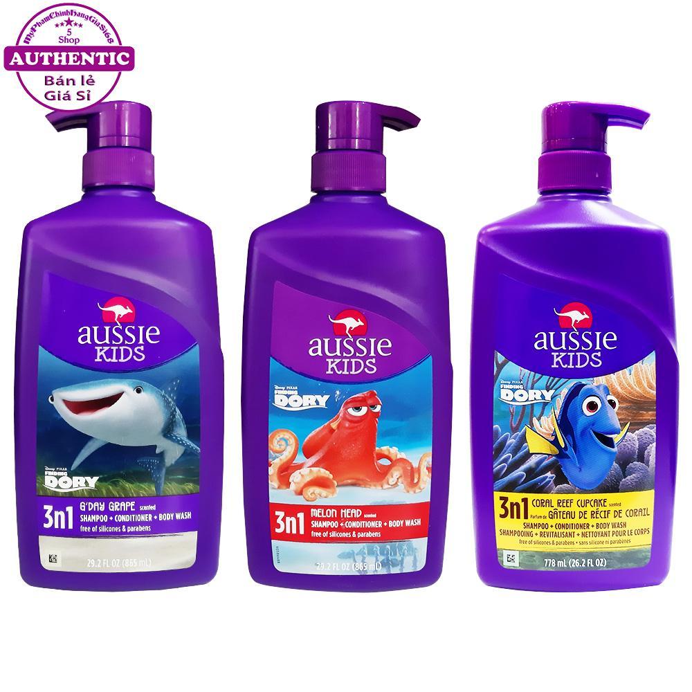 Sữa tắm gội xã cho bé 3in1 aussie kids 778ml