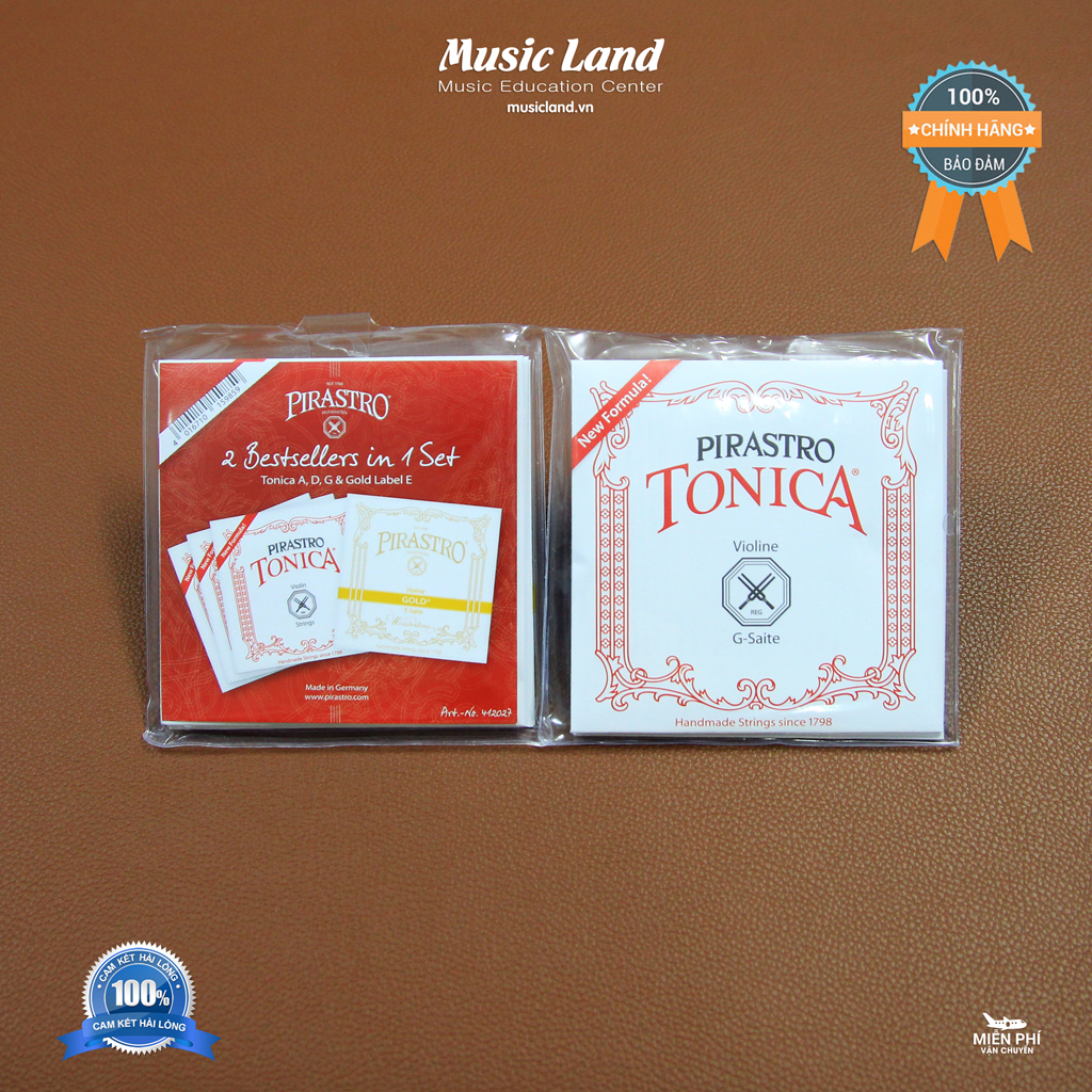 Dây Đàn Violin Pirastro Tonica – Chính Hãng Germany