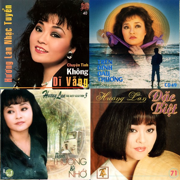 Bộ 4 đĩa cd hương lan