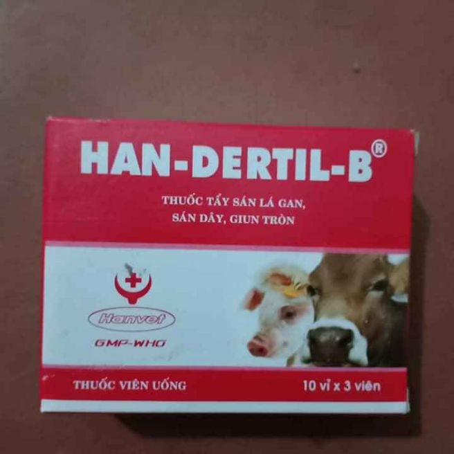 Tẩy Sán bò ,dê ( 1 hộp 30 viên)