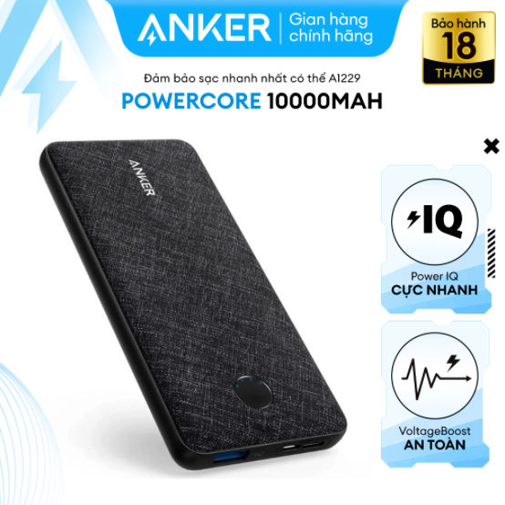Pin dự phòng an.ker powercore select 10000 - a1223 a1229 chính hãng