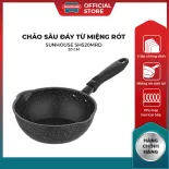 Chảo sâu đáy từ miệng rót SUNHOUSE SHS20MRD - Đường Kính 20cm - Dùng được với bếp từ - Hàng Chính Hãng