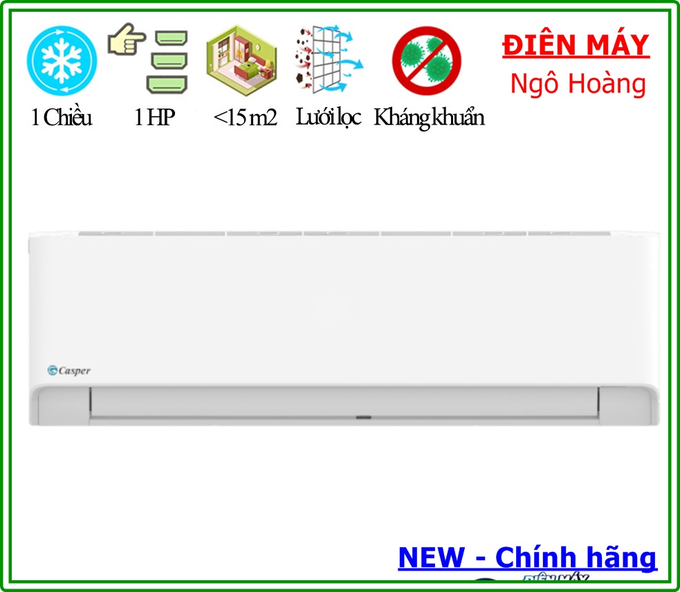 [FreeshipMAX] [Trả góp 0%]Máy lạnh Casper 2 HP LC-18FS32 NEW 2021( Miễn phí giao hàng TPHCM-Ngoại tỉnh tính phí vận chuyển)