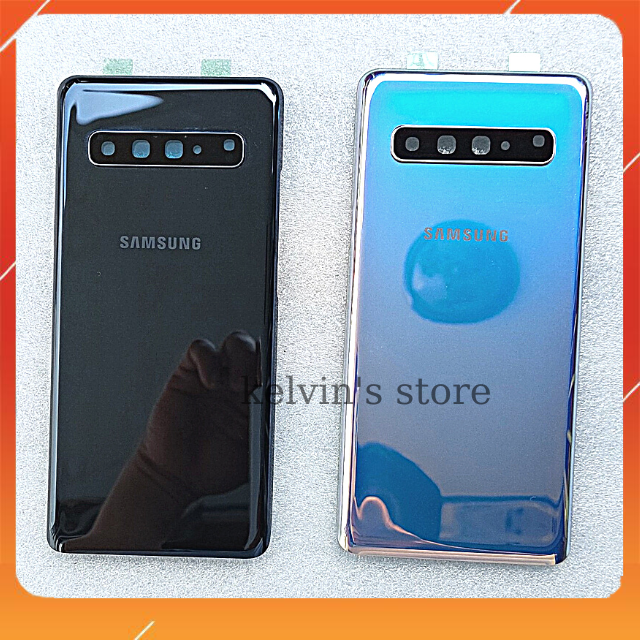Vỏ nắp lưng samsung s10 5g , kèm cụm kính camera.