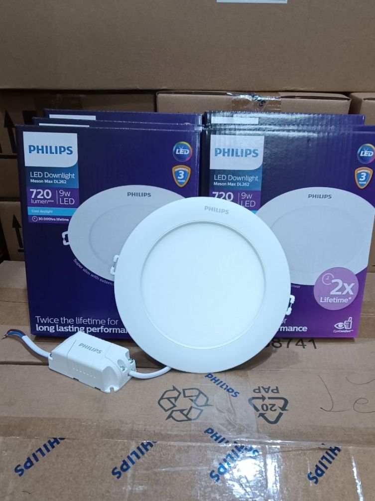 Đèn âm trần philips siêu mỏng dl262 9w d125 - tuổi thọ 30.000h