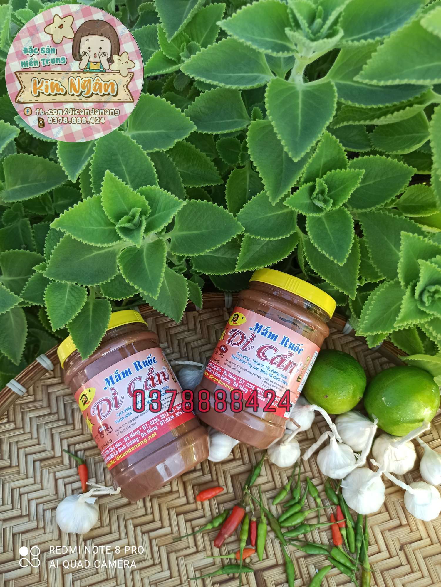 2 hủ mắm ruốc dì cẩn 500g