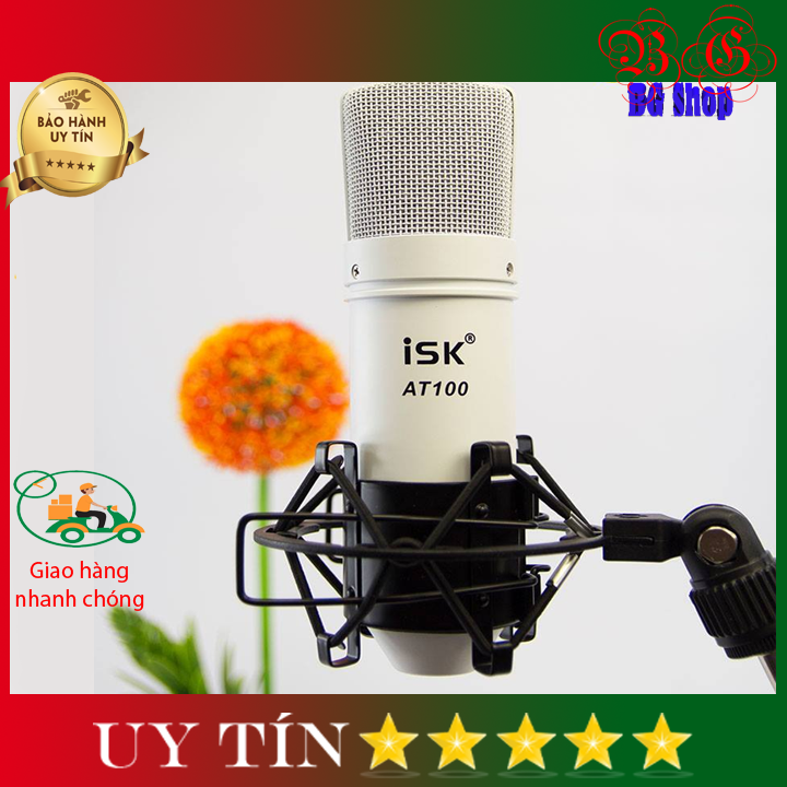 Míc hát livestream ISK AT100 cao cấp, micro hát karaok livestream ISK AT100