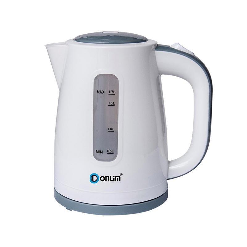 Bình đun siêu tốc donlim dk268 2200w 1.7l nhựa trắng