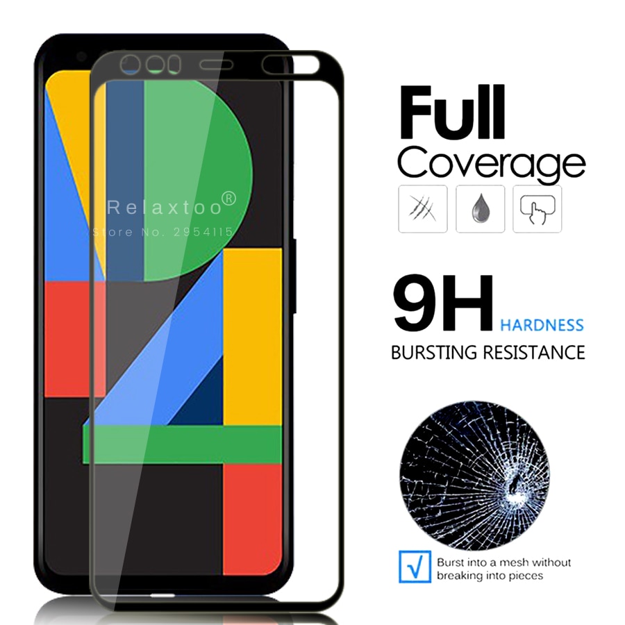 Kính Cường Lực 4D Full Màn Cho Google Pixel 4, Dán Màn Hình Pixel Full Màn