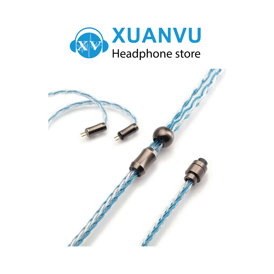 Cáp tai nghe Kinera Ace - Cáp tai nghe cao cấp, chất liệu OFC + OFC mạ bạc, chuẩn connector 2pin/MMCX