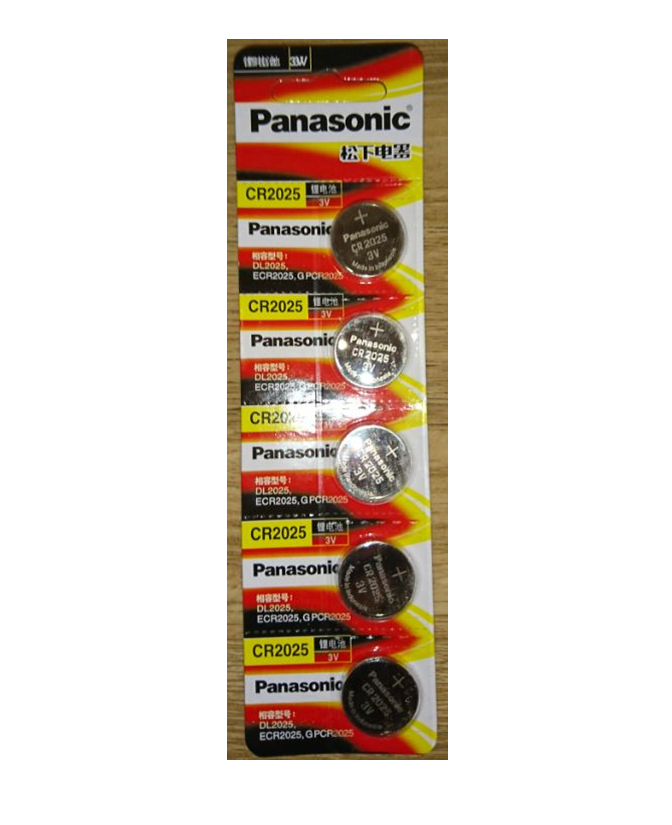 [HCM]Pin cr2025 panasonic vỉ 5 viên