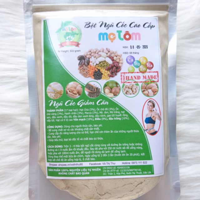 1kg Bột ngũ cốc giảm cân mẹ tôm 17 loại hạt handmade, cam kết hàng đúng mô tả, chất lượng đảm bảo, an toàn đến sức khỏe người sử dụng, đa dạng mẫu mã, màu sắc, kích cỡ