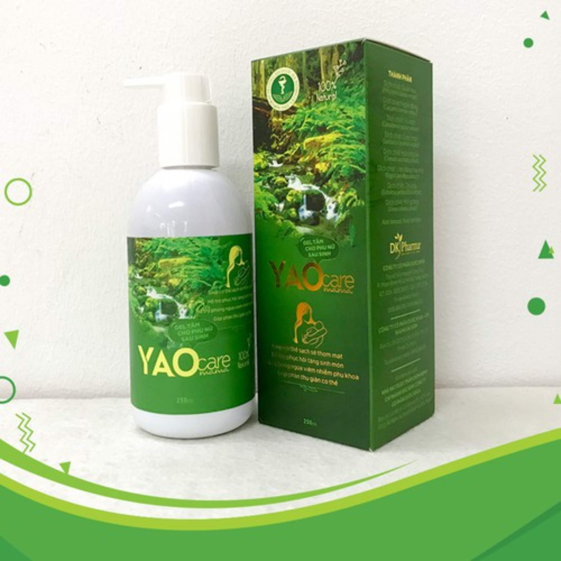 [Hàng Chính Hãng] - Gel Tắm Thảo Dược Phụ Nữ Sau Sinh Yaocare Mama - 250ml/chai