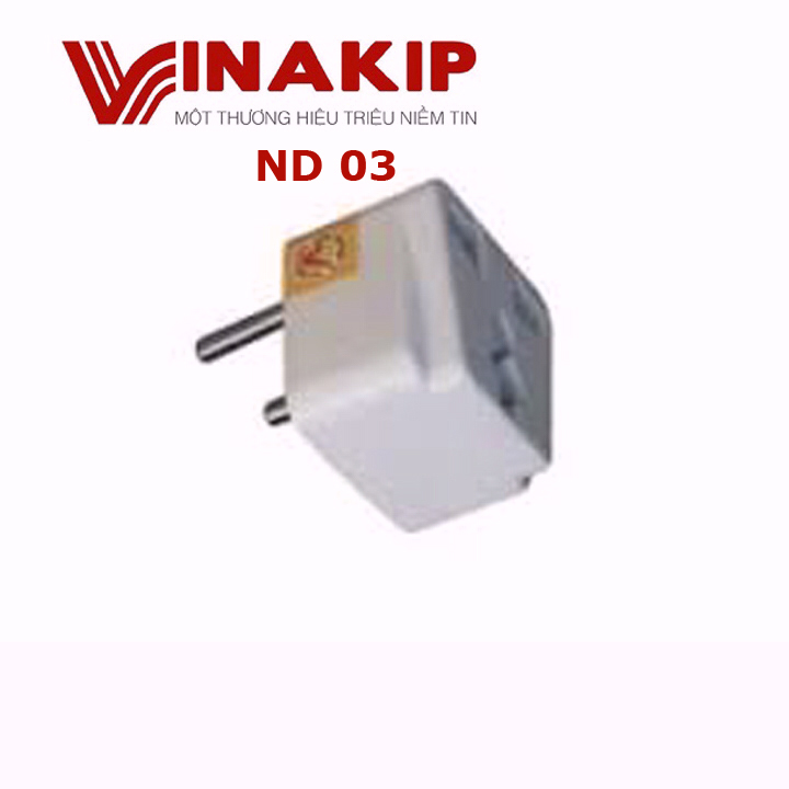 Đầu Nối Ổ Cắm 3 Cực Đa Năng Vinakip 10A - Bảo Hành 12 Tháng