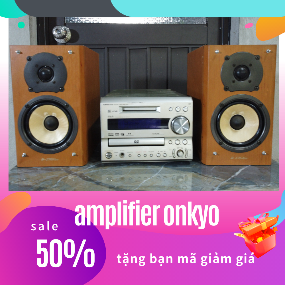 Amplifier onkyo bãi công suất cực khỏe dùng 4 đèn công suất