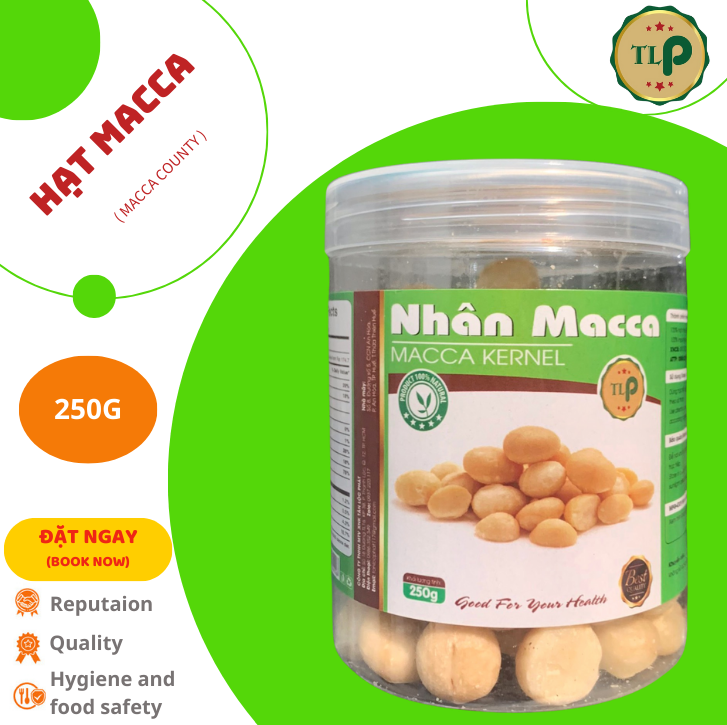 Nhân hạt macca tân lộc phát hũ 250g