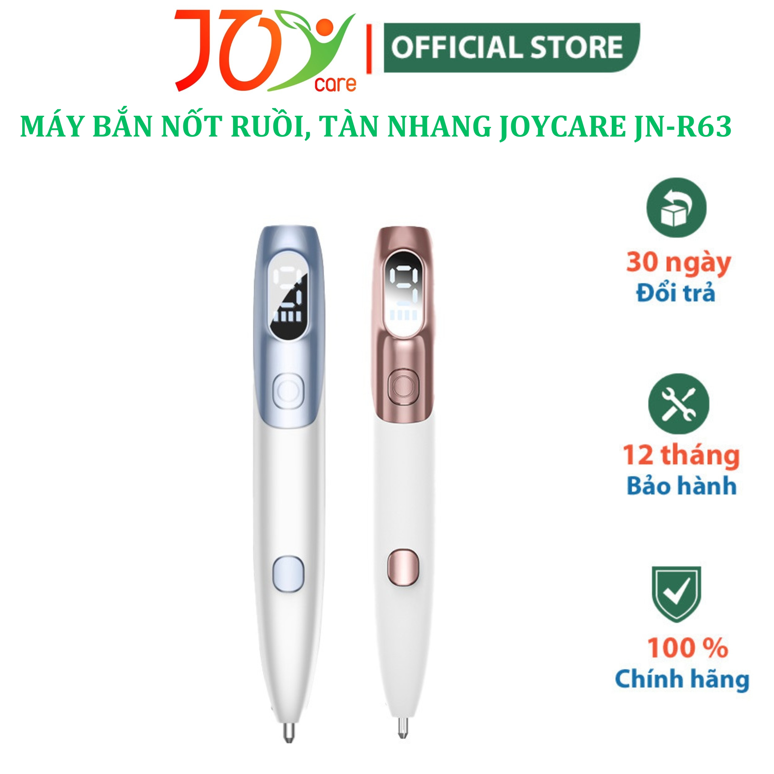 Máy bắn nốt ruồi, máy xóa tàn nhang, đồi mồi, nám mini cầm tay Joycare JN-R63