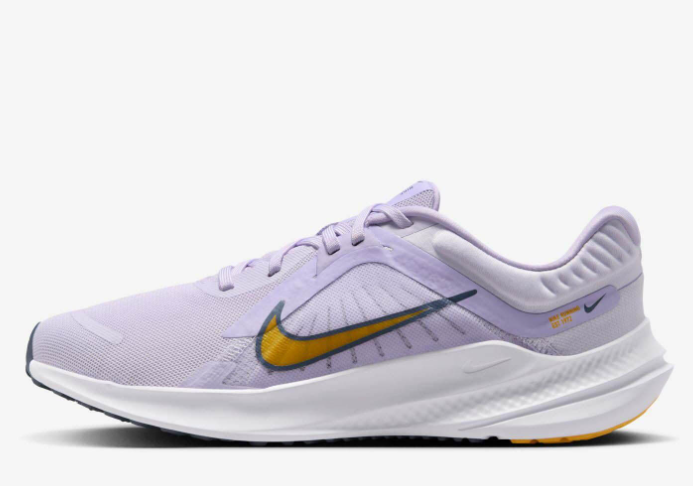 [THANH LÝ] Giày Thể Thao N i k e Womens Quest 5 Road Running Shoes - Barely Grape Size 8 - Hộp Móp Rách