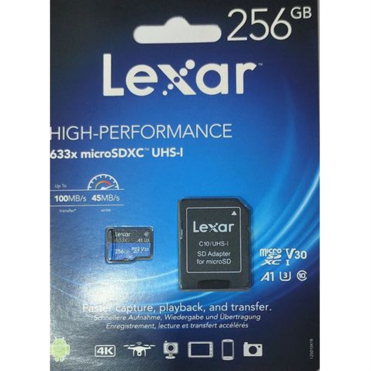 ✖▬ Thẻ nhớ MicroSD Lexar 256GB class 10 U3 633x