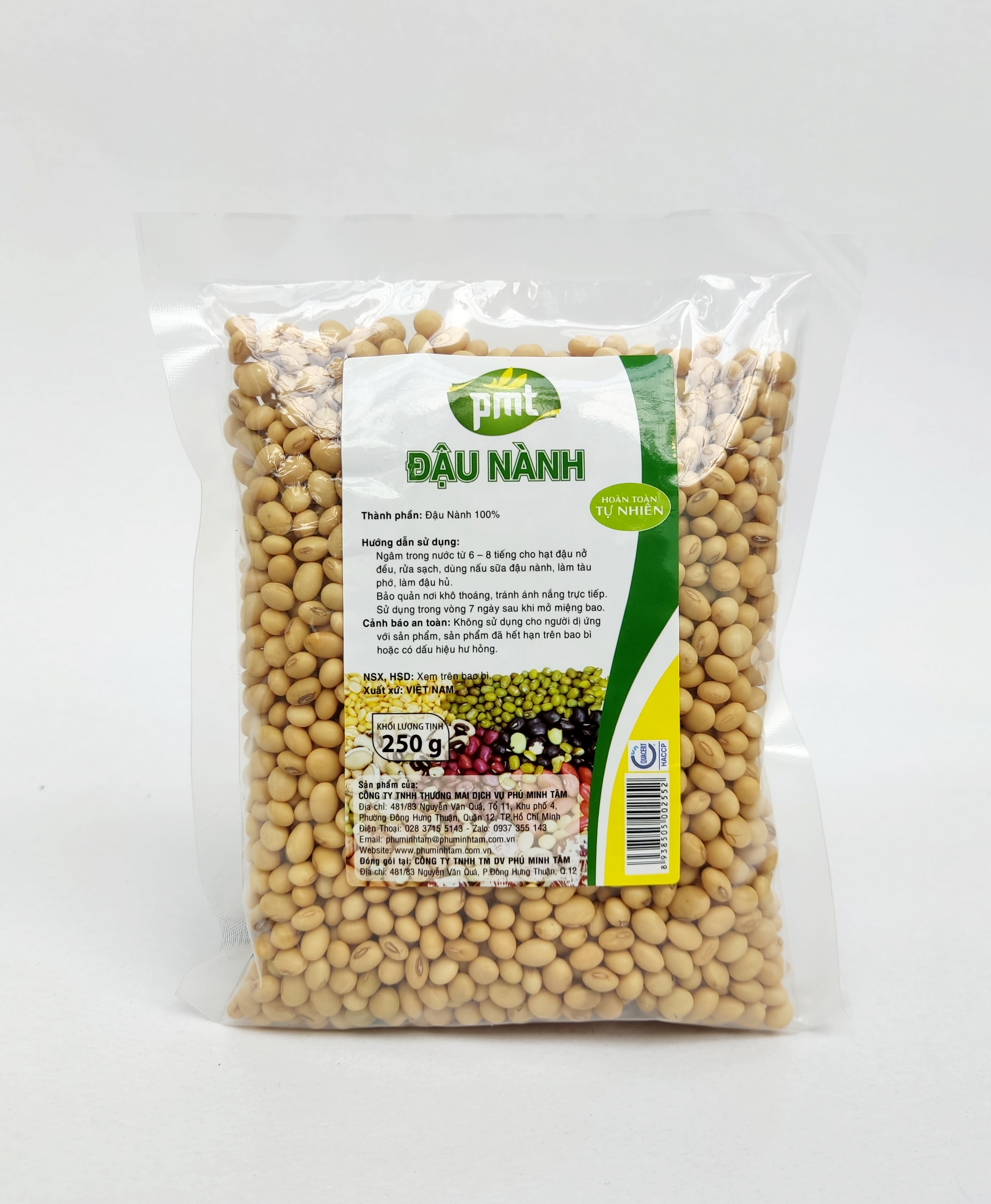 ĐẬU NÀNH thương hiệu Phú Minh Tâm hàng gói 250G