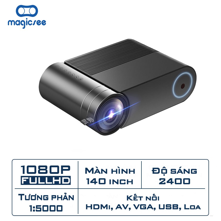 Máy chiếu mini YG550 - Full HD1080 - Máy chiếu mini gia đình tốt