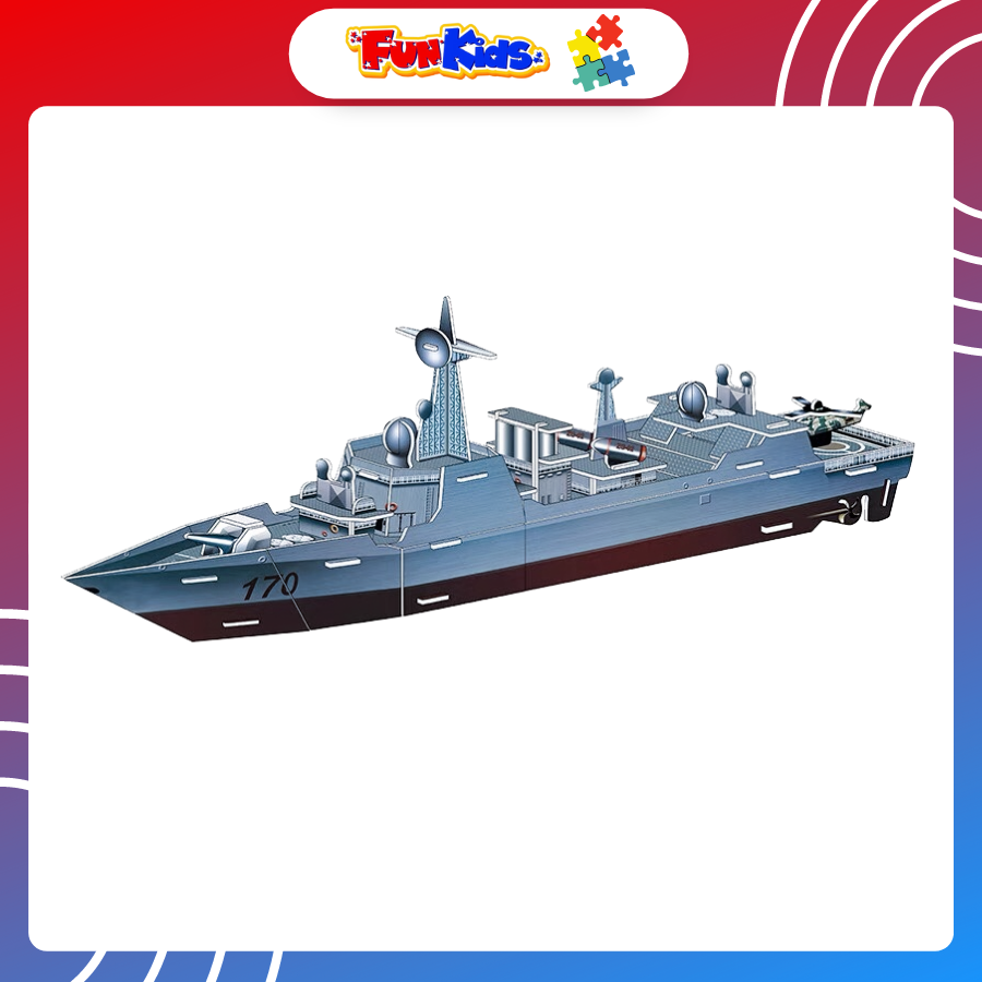 Đồ Chơi Trẻ Em Ghép Mô Hình 3D Tàu Thủy ( Thuyền ) 71 Chi Tiết Bằng Giấy Ép Bọt Biển Phát Huy Khả Năng Tư Duy Và Rèn Luyện Tính Kiên Trì Cho Trẻ Từ 4 Tuổi Trở Lên