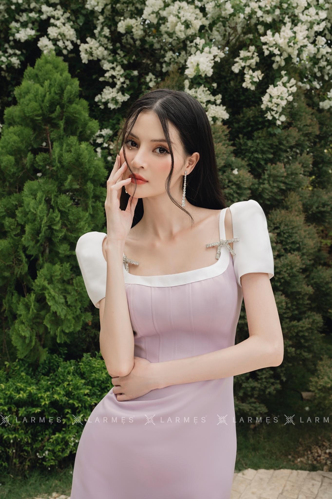 Larmes - đầm tím violet