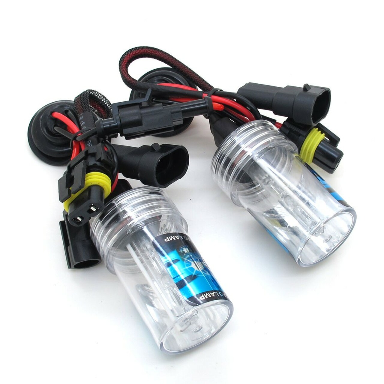 1 cặp đèn xenon H1 4300k ánh sáng vàng trắng
