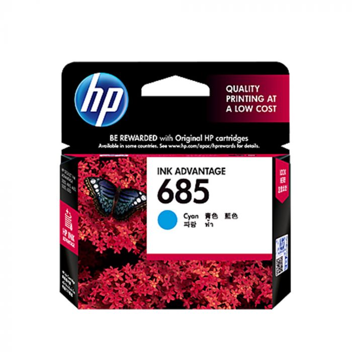 Mực in phun hp 685 cyan dùng cho máy hp deskjet 3525, 5525, 4615, 4625, 6525 - hàng hp việt nam