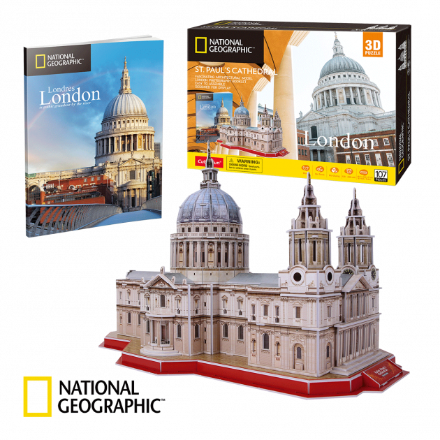 Mô Hình Giấy 3D CubicFun - St Paul Cathedral dòng National Geographic